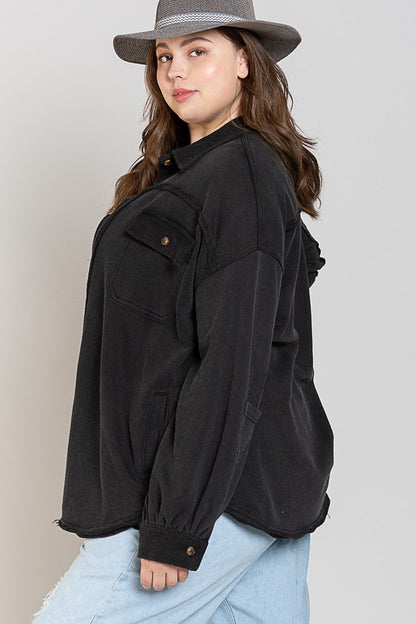 A Jacket With 4 Pockets With 2 Flap Pocket On Front Bust And 2 Bottom Side Pockets