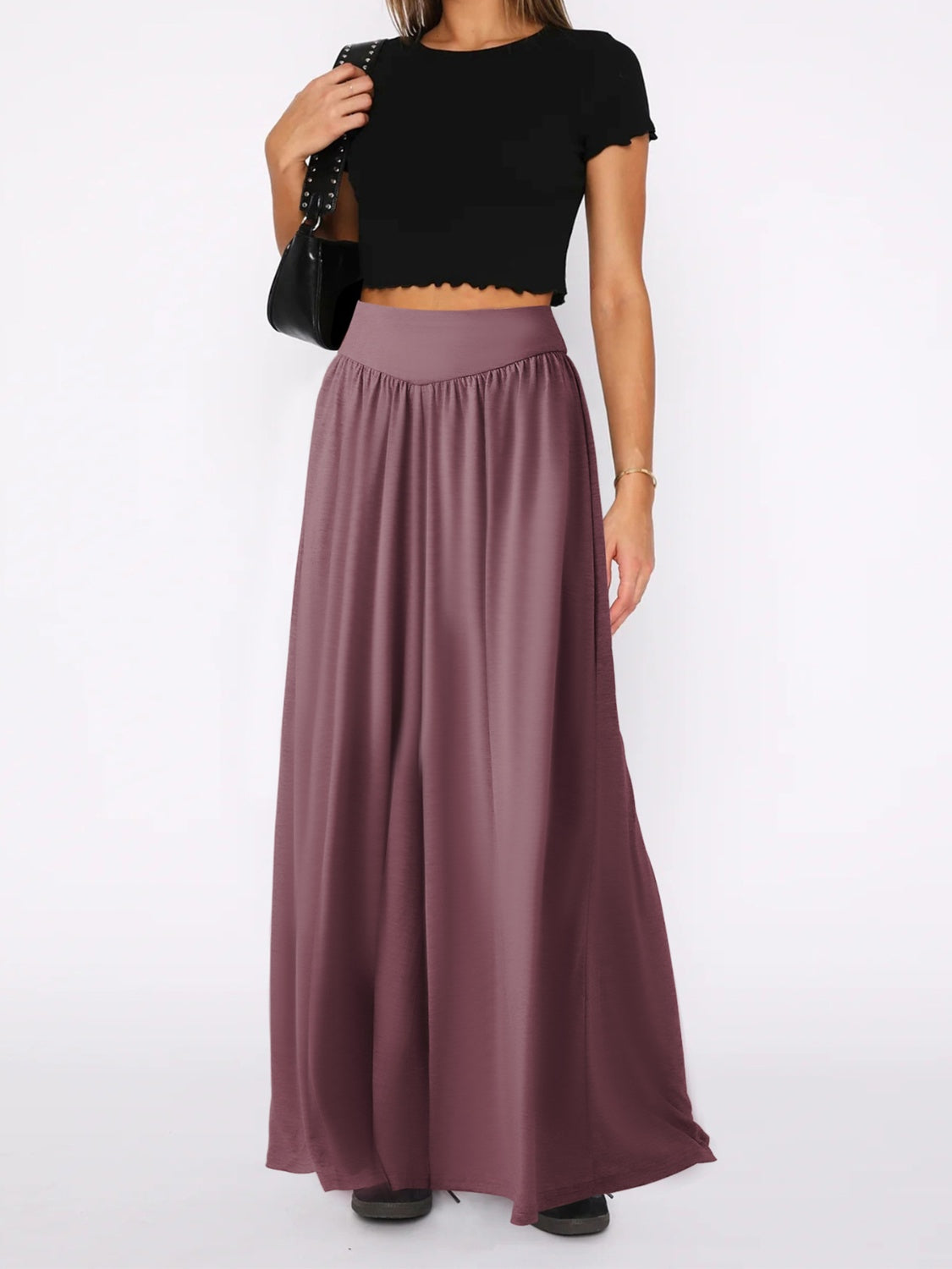 High Waist Wide Leg Pants