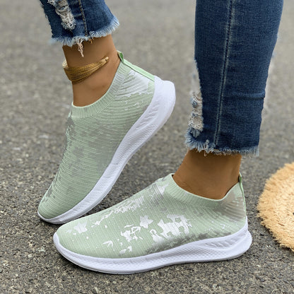 Breathable Mesh Flat Slip-Ons