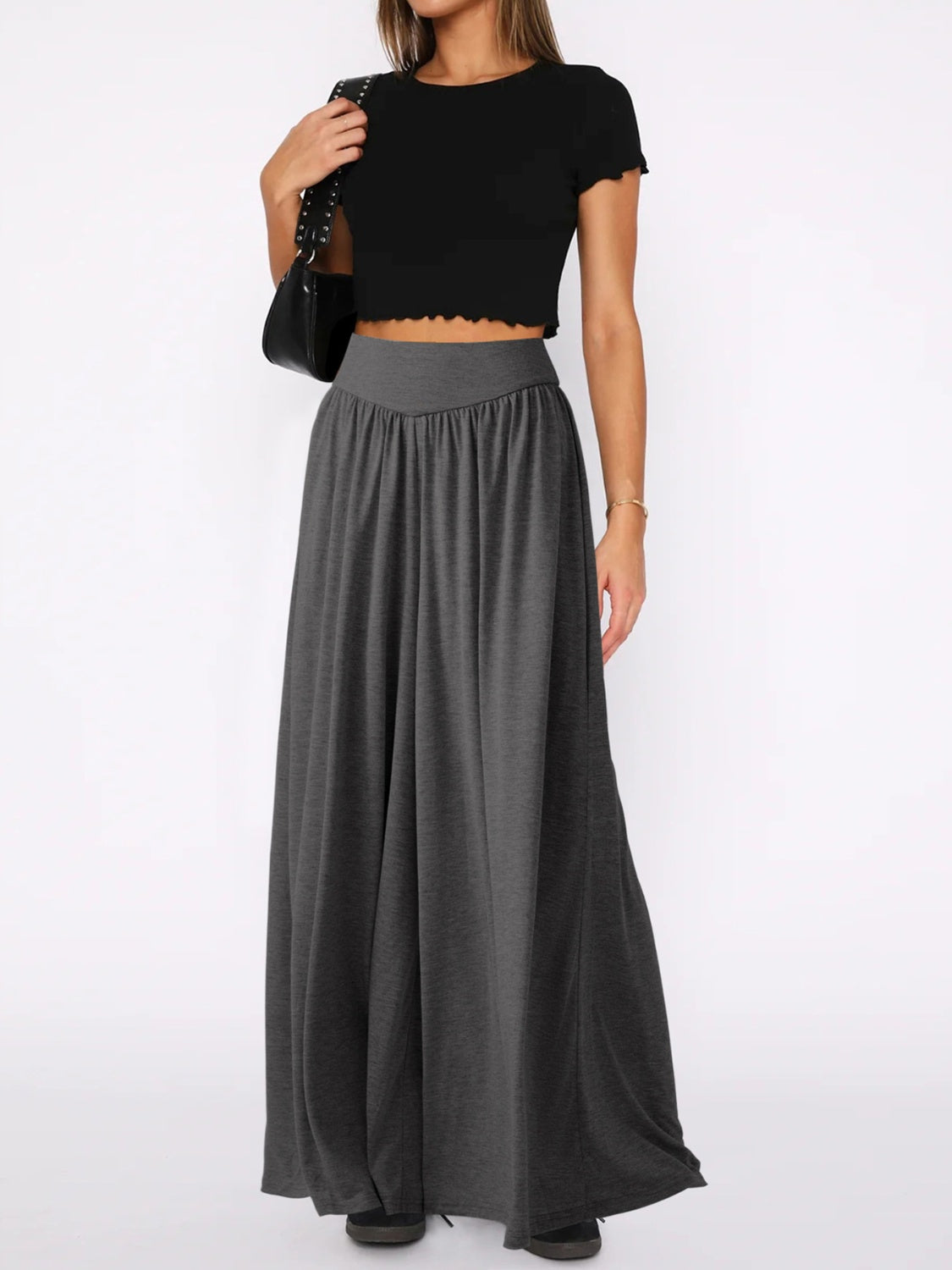 High Waist Wide Leg Pants