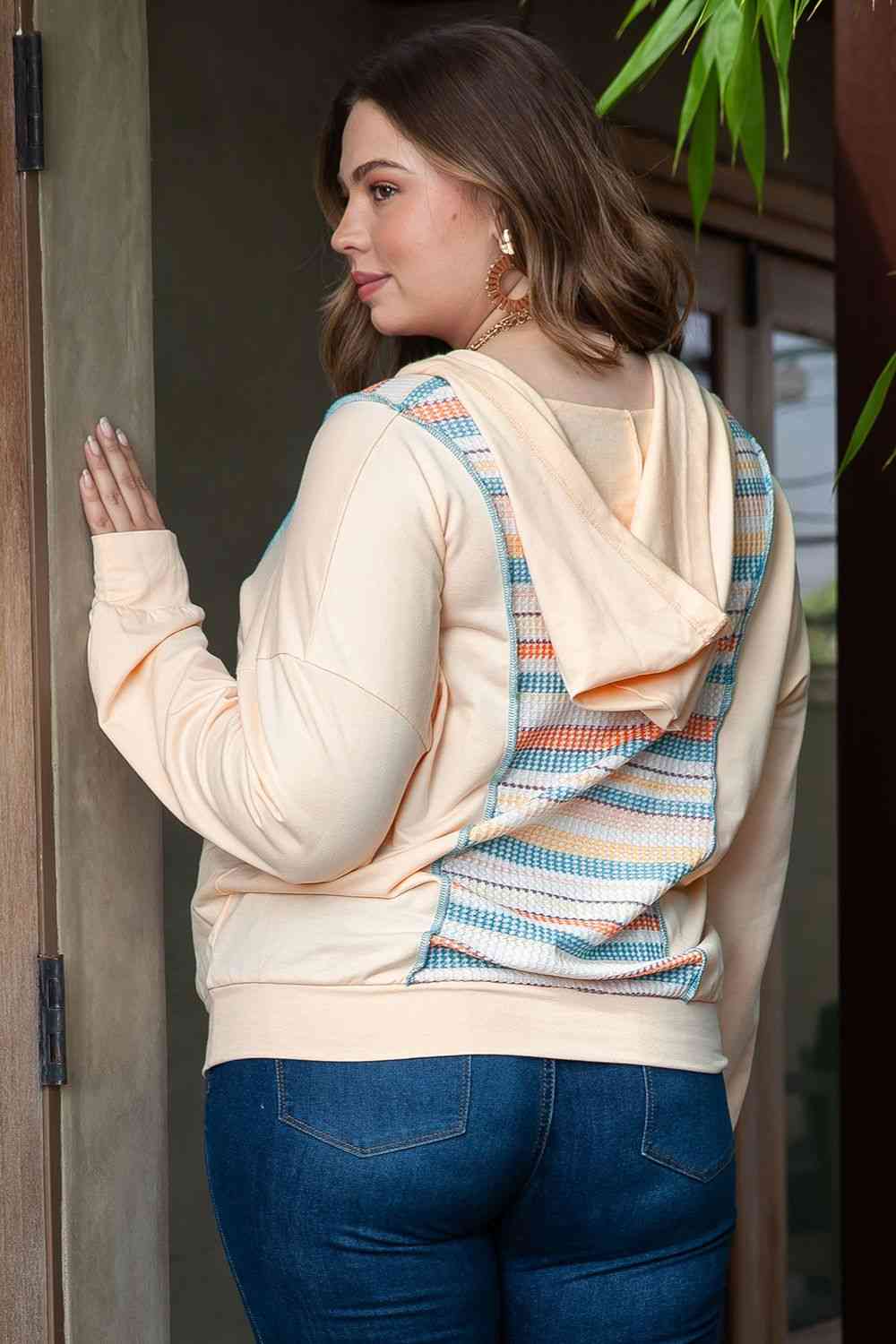 Plus Size Hoodie with Front Pocket