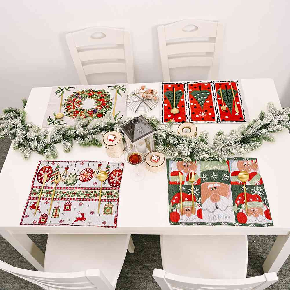 Assorted 2-Piece Christmas Placemats