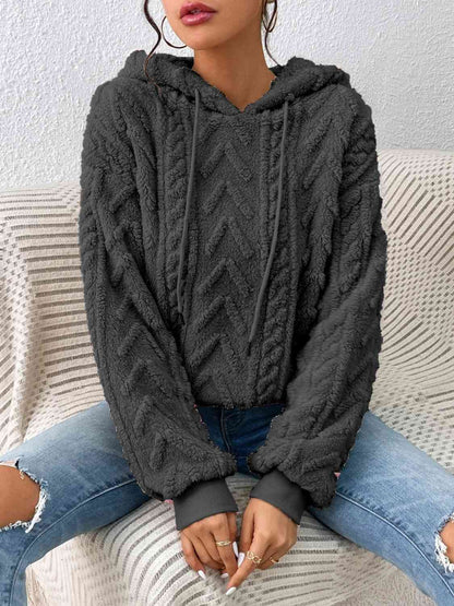 Drawstring Long Sleeve Hoodie