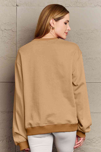 Simply Love Full Size YEEHAW Graphic Round Neck Sweatshirt