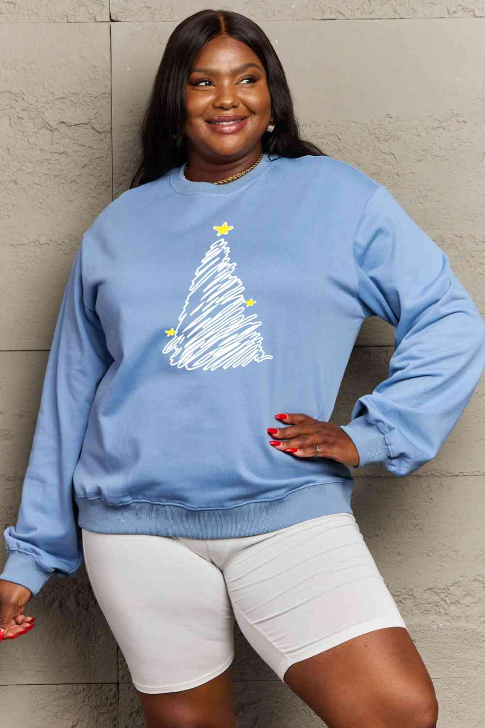 Simply Love Full Size Graphic Sweatshirt